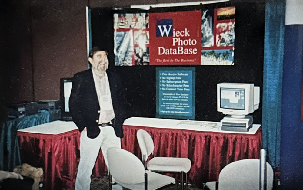 Jim at a booth